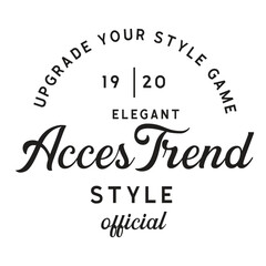 Vintage Accessories Logo Company Retro Vector Logo for banner, poster, flyer 4