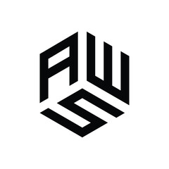 design a clever monogram logo AWS