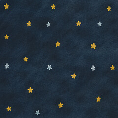 Watercolor night sky background