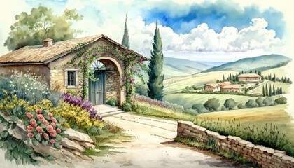 Idyllic Countryside Charm in Italy 