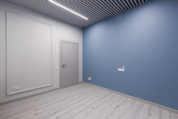 New empty office after renovation without furniture and computers