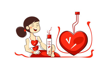 World Blood Donor Day, blood donation, Generative Ai
