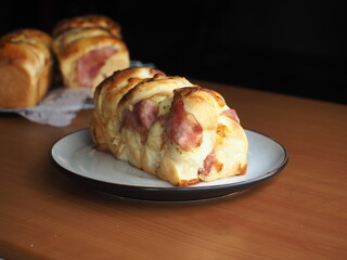 bacon and cheese bread loaf