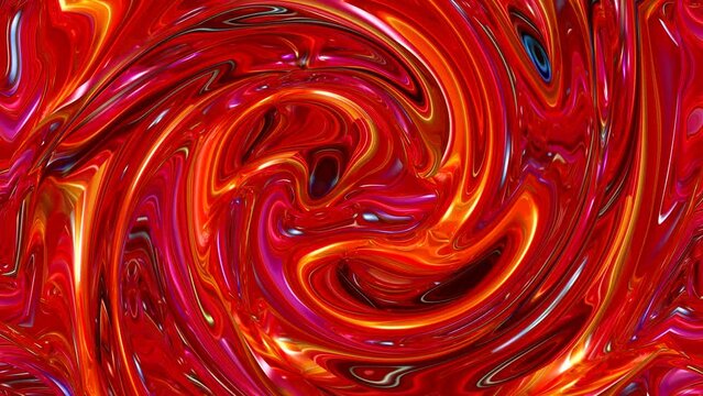 Abstract background with water shiny psychedelic swirl liquid