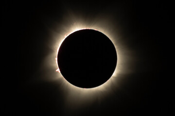 Totality during the 2023 Australian total solar eclipse in Exmouth