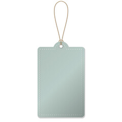 Coupon voucher ticket with leather