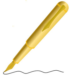 fountain pen vector