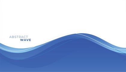 abstract blue wave with dynamic curls and flowing motion background