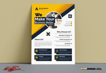 Business Flyer Design Layout