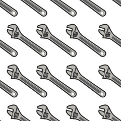 Monkey wrench pattren background