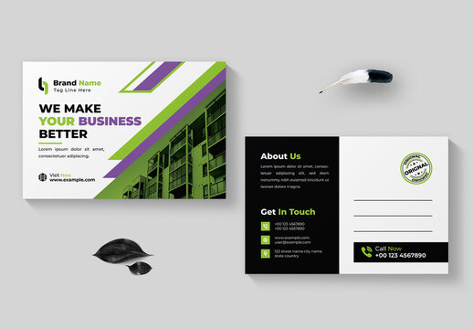 Business Better Postcard Layout