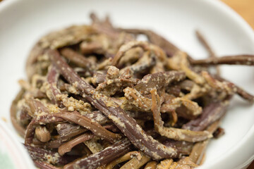 Stir fried bracken,Korean food
