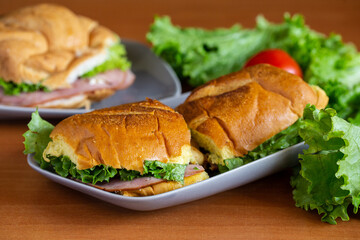 baguetila de jamon y queso