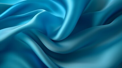 blue satin fabric