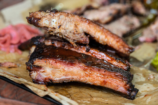 costillas bbq