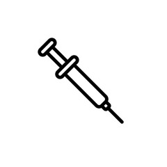 syringe sign symbol vector icon