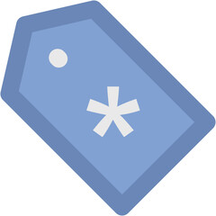 Tag Bold Vector Icon

