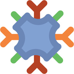 Captivating icon vector of snowflake 