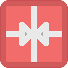 Obraz premium Gift Bold Vector Icon