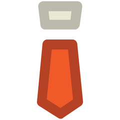 Necktie Bold Vector Icon

