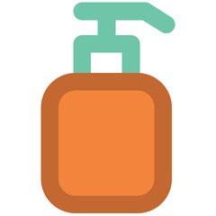 Cosmetic accessory, icon of nail polish 