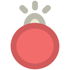 Diamond Ring Bold Vector Icon

