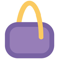 Icon design of purse, fashion accessory 