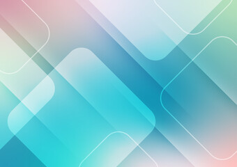Modern style blue square pattern presentation dynamic background