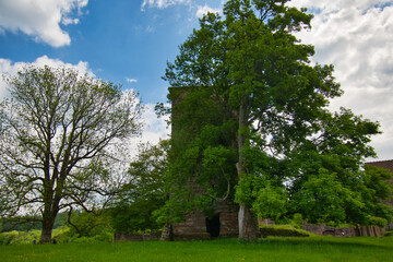 Chateau de Lutzelbourg in Moselle in Frankreich