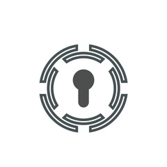 security logo technology for your company, shield logo for security data