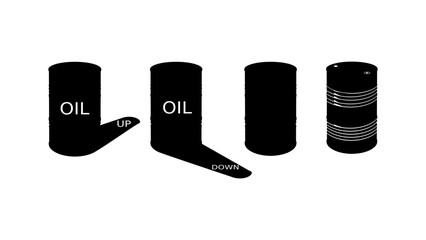 barrel oil silhouette