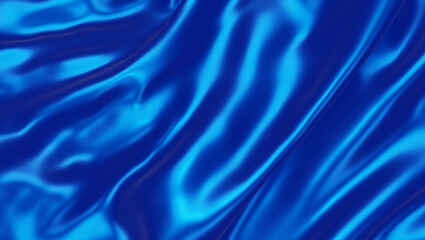 Fototapeta premium 青色のカーテンの背景