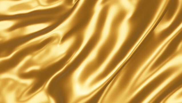 金色のカーテンの背景