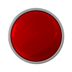 red button isolated on white