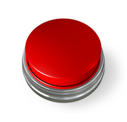red button isolated on white