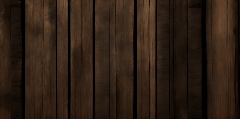 Wooden dark background from boards of various widths.