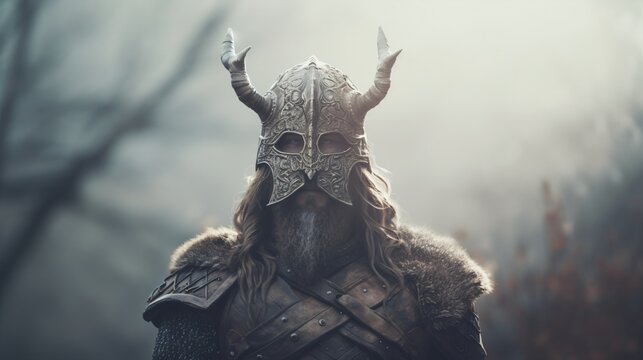Viking warrior. Designed using Generative AI. 