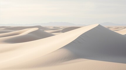 White Sand Dunes. Designed using Generative AI
