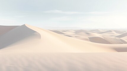 Fototapeta na wymiar White Sand Dunes. Designed using Generative AI