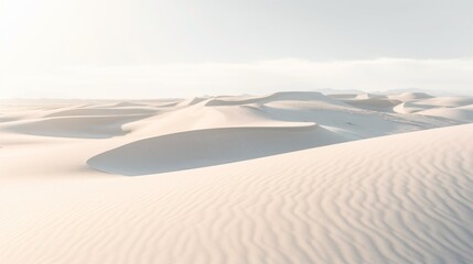 White Sand Dunes. Designed using Generative AI