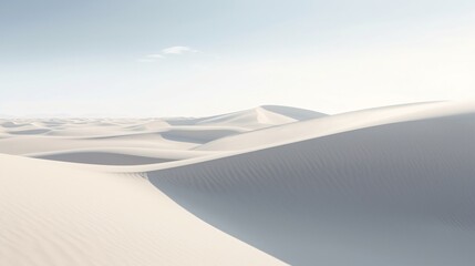 Fototapeta na wymiar White Sand Dunes. Designed using Generative AI