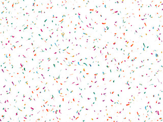 Birthday celebration confetti background, vector illustration