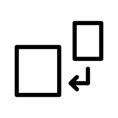 Change Icon Vector Symbol Design Illustration