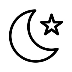 Night Mode Icon Vector Symbol Design Illustration