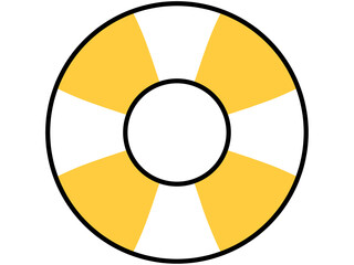 浮き輪のイラスト素材