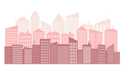 Fototapeta premium urban landscape with skyscrapers