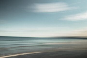 ICM shot of waves at a beach
