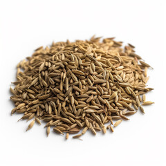 cumin spice fresh image isolate photo on white background