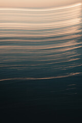 An ICM shot of a sunset by the sea