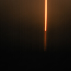 An ICM shot of a sunset by the sea